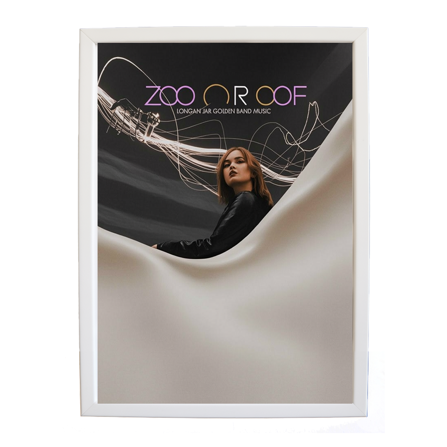 Longan Jar Golden Band Music – Classic Music Poster – wall art print – Zoo or Oof – pulsing EDM, electronic, dance – Music Stag