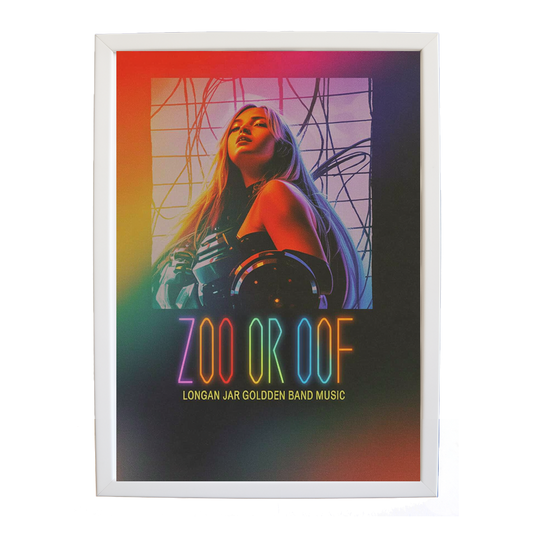 Longan Jar Golden Band Music – Home Music Decor Print – wall art print – Zoo or Oof – pulsing EDM, electronic, dance – Music Stag