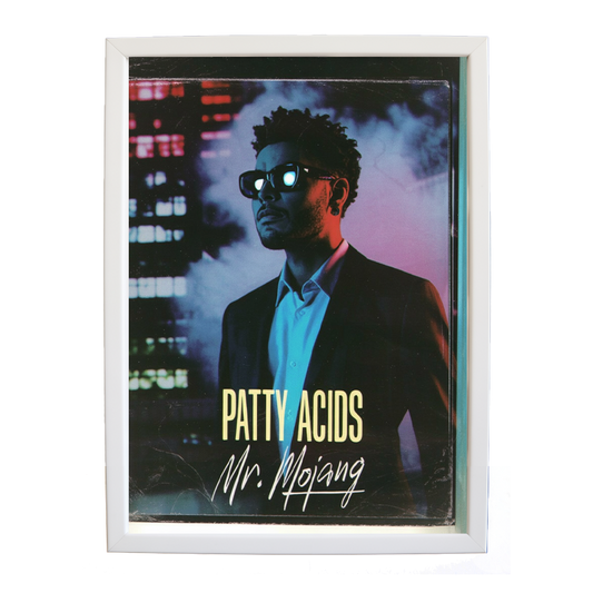 Mr Mojang – Creative Music Art Poster – wall art print – Patty Acids – Dark Pop / R&B. electronic, ambient pop, cinematic
inspired by The Weeknd – Music Stag