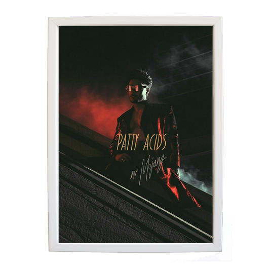 Mr Mojang – Music Decor Print – wall art print – Patty Acids – Dark Pop / R&B. electronic, ambient pop, cinematic
inspired by The Weeknd – Music Stag