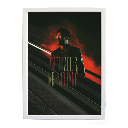 Mr Mojang – Creative Music Art Poster – wall art print – Patty Acids – Dark Pop / R&B. electronic, ambient pop, cinematic
inspired by The Weeknd – Music Stag