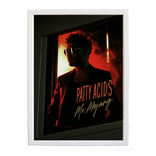 Mr Mojang – Emotive Music Art – wall art print – Patty Acids – Dark Pop / R&B. electronic, ambient pop, cinematic
inspired by The Weeknd – Music Stag