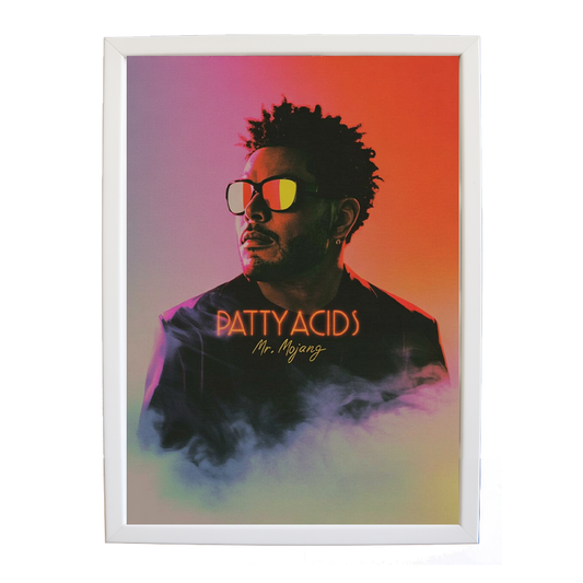 Mr Mojang – Album Art Print – wall art print – Patty Acids – Dark Pop / R&B. electronic, ambient pop, cinematic
inspired by The Weeknd – Music Stag
