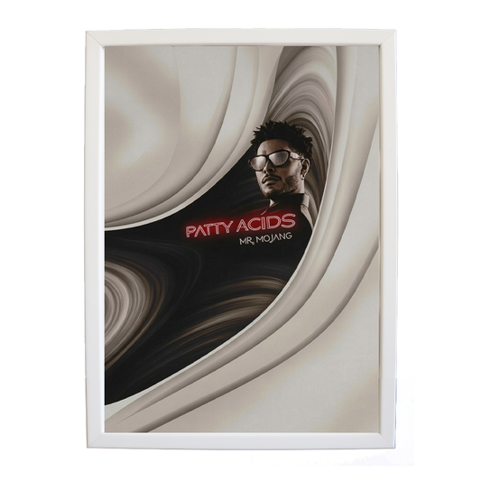 Mr Mojang – Home Music Decor Print – wall art print – Patty Acids – Dark Pop / R&B. electronic, ambient pop, cinematic
inspired by The Weeknd – Music Stag