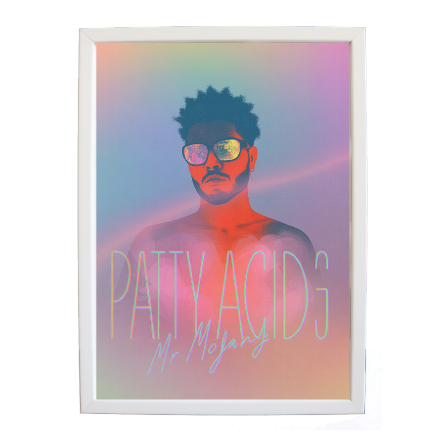 Mr Mojang – Song Wall Art Print – wall art print – Patty Acids – Dark Pop / R&B. electronic, ambient pop, cinematic
inspired by The Weeknd – Music Stag