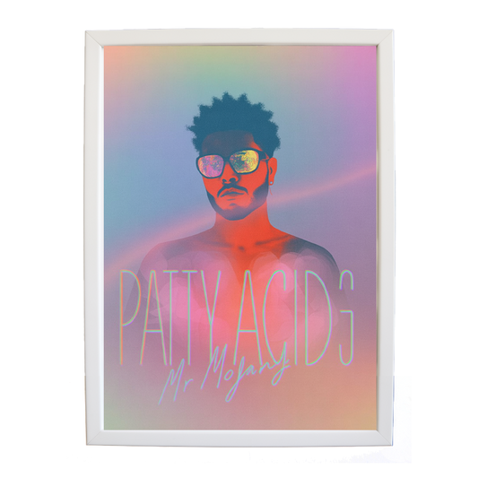 Mr Mojang – Song Wall Art Print – wall art print – Patty Acids – Dark Pop / R&B. electronic, ambient pop, cinematic
inspired by The Weeknd – Music Stag