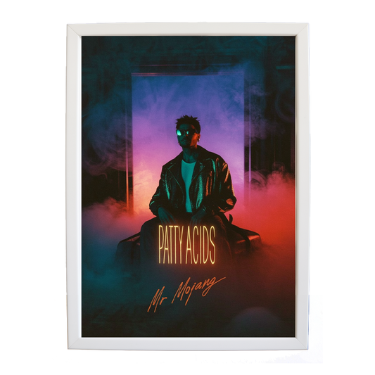 Mr Mojang – Music Decor Print – wall art print – Patty Acids – Dark Pop / R&B. electronic, ambient pop, cinematic
inspired by The Weeknd – Music Stag