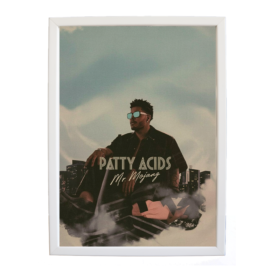 Mr Mojang – Creative Music Art Poster – wall art print – Patty Acids – Dark Pop / R&B. electronic, ambient pop, cinematic
inspired by The Weeknd – Music Stag