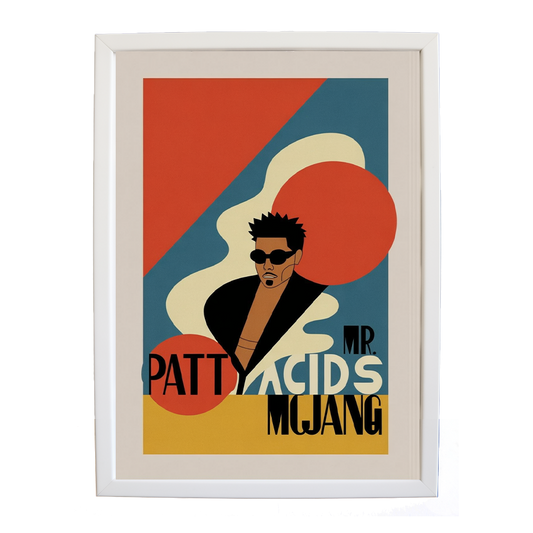 Mr Mojang – Musician Wall Art – wall art print – Patty Acids – Dark Pop / R&B. electronic, ambient pop, cinematic
inspired by The Weeknd – Music Stag