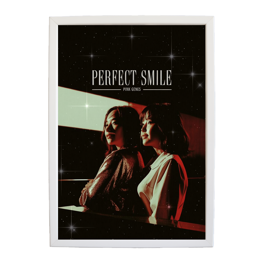Pink Genes – Song Art Print – wall art print – Perfect Smile – k-pop, dance-pop and electronic female duo – Music Stag