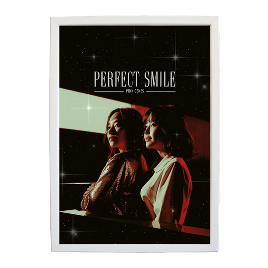 Pink Genes – Song Art Print – wall art print – Perfect Smile – k-pop, dance-pop and electronic female duo – Music Stag