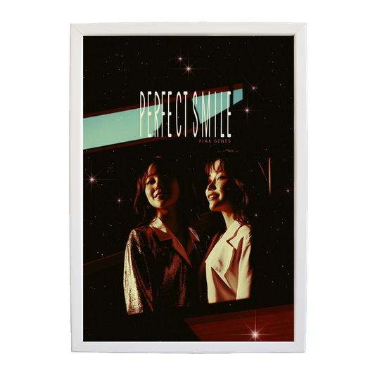 Pink Genes – Music Photography Poster – wall art print – Perfect Smile – k-pop, dance-pop and electronic female duo – Music Stag