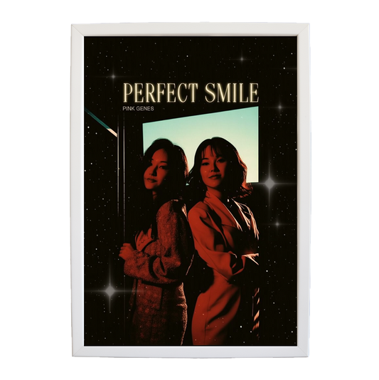 Pink Genes – Music Inspired Artwork – wall art print – Perfect Smile – k-pop, dance-pop and electronic female duo – Music Stag
