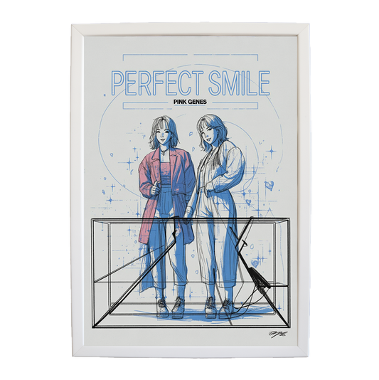 Pink Genes – Music Room Wall Art – wall art print – Perfect Smile – k-pop, dance-pop and electronic female duo – Music Stag