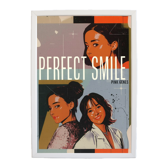 Pink Genes – Musician Wall Art – wall art print – Perfect Smile – k-pop, dance-pop and electronic female duo – Music Stag