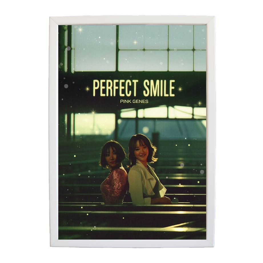 Pink Genes – Song Inspired Art Print – wall art print – Perfect Smile – k-pop, dance-pop and electronic female duo – Music Stag