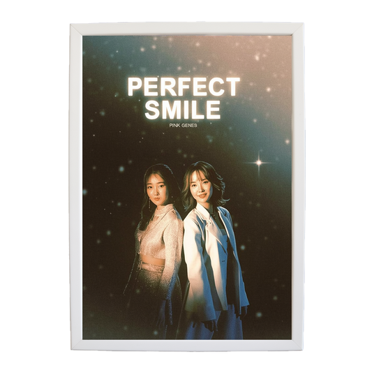 Pink Genes – Artistic Music Wall Decor – wall art print – Perfect Smile – k-pop, dance-pop and electronic female duo – Music Stag