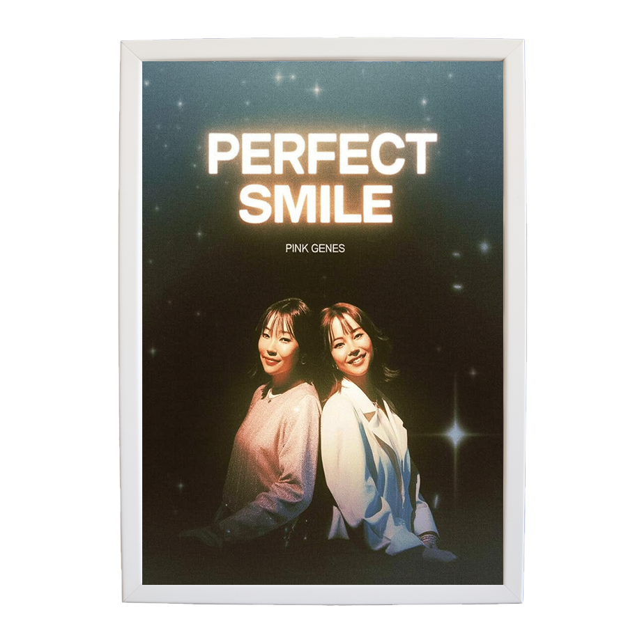 Pink Genes – Music Canvas Print – wall art print – Perfect Smile – k-pop, dance-pop and electronic female duo – Music Stag