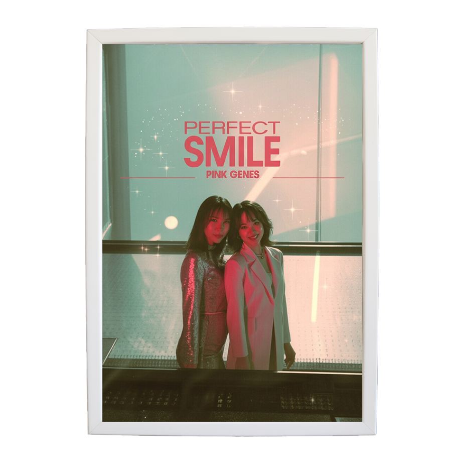 Pink Genes – Music Wall Print – wall art print – Perfect Smile – k-pop, dance-pop and electronic female duo – Music Stag