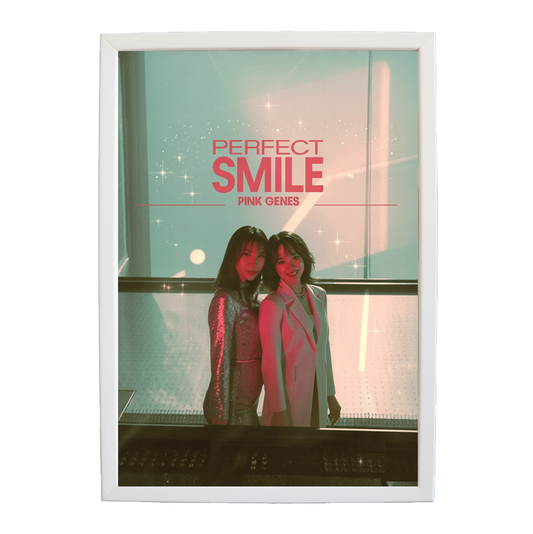 Pink Genes – Music Wall Print – wall art print – Perfect Smile – k-pop, dance-pop and electronic female duo – Music Stag