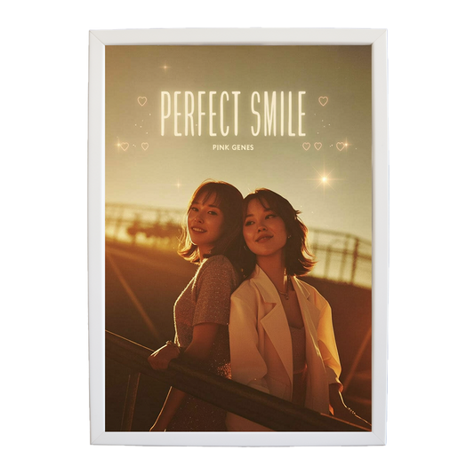 Pink Genes – Abstract Music Art – wall art print – Perfect Smile – k-pop, dance-pop and electronic female duo – Music Stag