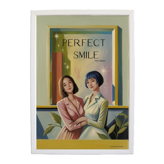 Pink Genes – Song Wall Art Print – wall art print – Perfect Smile – k-pop, dance-pop and electronic female duo – Music Stag