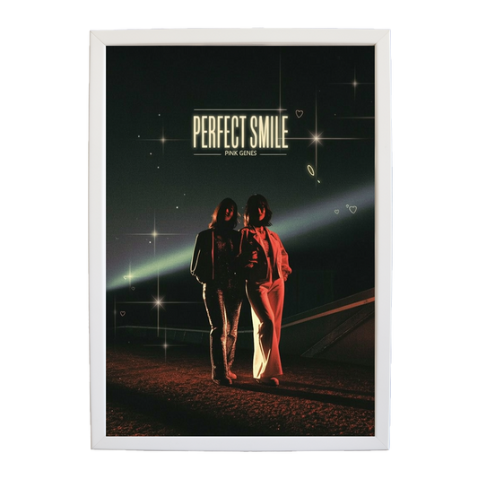 Pink Genes – Retro Music Print – wall art print – Perfect Smile – k-pop, dance-pop and electronic female duo – Music Stag