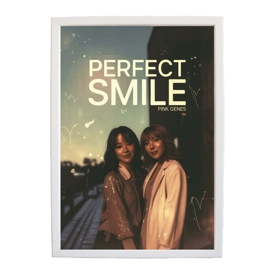 Pink Genes – Musician Wall Art – wall art print – Perfect Smile – k-pop, dance-pop and electronic female duo – Music Stag