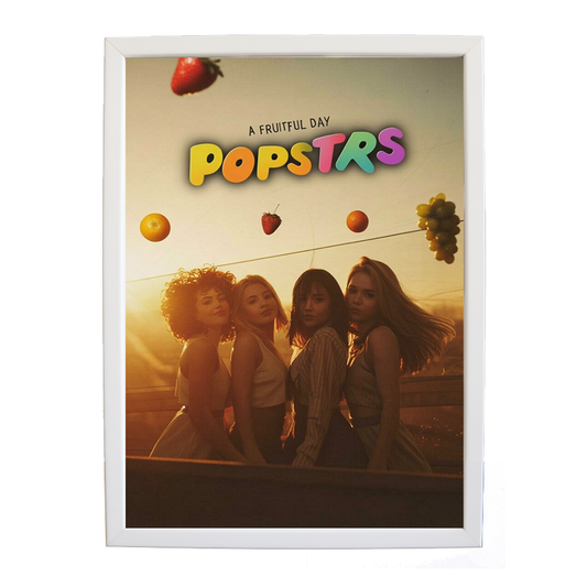 Popstars – Soundwave Wall Print – wall art print – A Fruitful Day – punchy electronic pop, four piece girl band – Music Stag