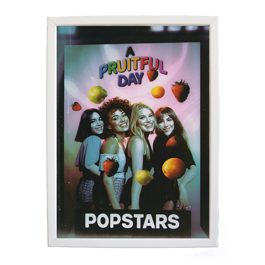 Popstars – Music Room Wall Art – wall art print – A Fruitful Day – punchy electronic pop, four piece girl band – Music Stag
