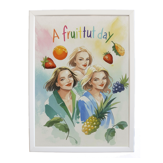 Popstars – Studio Wall Art Print – wall art print – A Fruitful Day – punchy electronic pop, four piece girl band – Music Stag