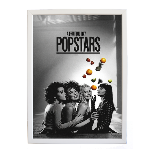 Popstars – Album Art Print – wall art print – A Fruitful Day – punchy electronic pop, four piece girl band – Music Stag