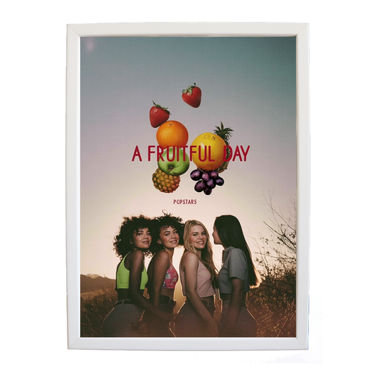 Popstars – Music Room Wall Art – wall art print – A Fruitful Day – punchy electronic pop, four piece girl band – Music Stag