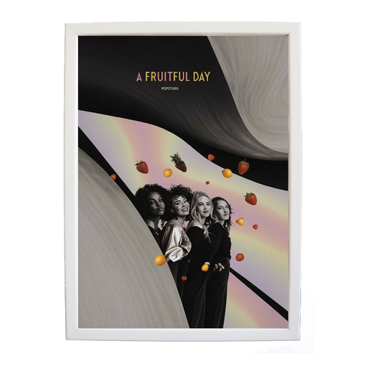 Popstars – Music Art Print – wall art print – A Fruitful Day – punchy electronic pop, four piece girl band – Music Stag
