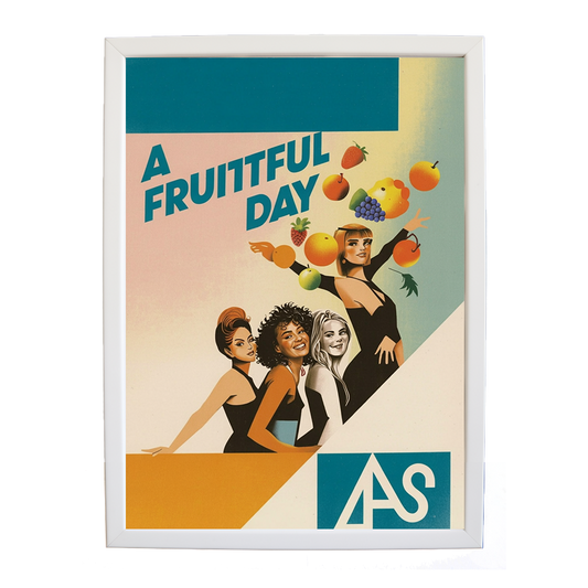 Popstars – Music Lover Wall Print – wall art print – A Fruitful Day – punchy electronic pop, four piece girl band – Music Stag