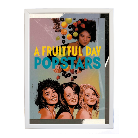 Popstars – Lyric Wall Art Print – wall art print – A Fruitful Day – punchy electronic pop, four piece girl band – Music Stag