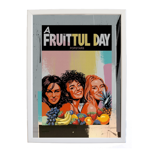 Popstars – Music Room Wall Art – wall art print – A Fruitful Day – punchy electronic pop, four piece girl band – Music Stag
