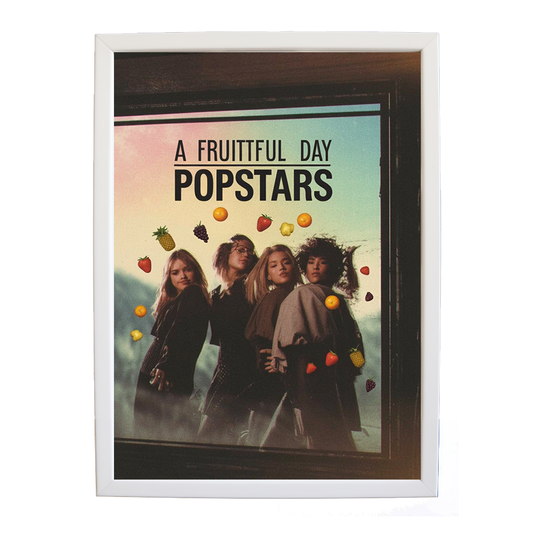 Popstars – Musician Wall Art – wall art print – A Fruitful Day – punchy electronic pop, four piece girl band – Music Stag