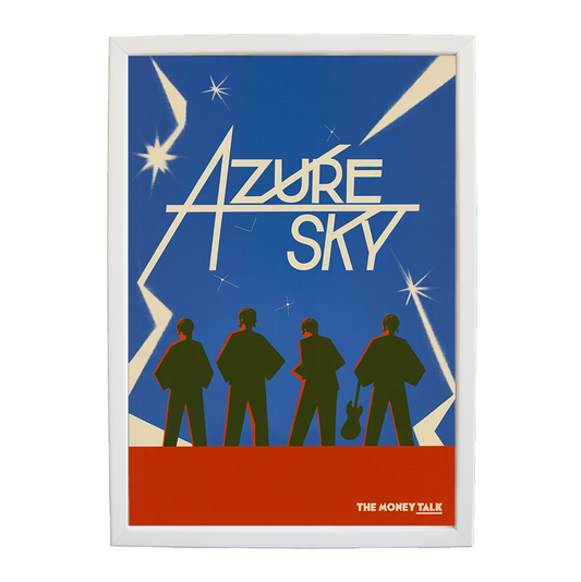 The Money Talk – Music Decor Print – wall art print – Azure Sky – rock, indie rock and alt rock – Music Stag