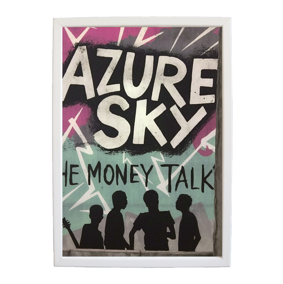 The Money Talk – Song Inspired Art Print – wall art print – Azure Sky – rock, indie rock and alt rock – Music Stag