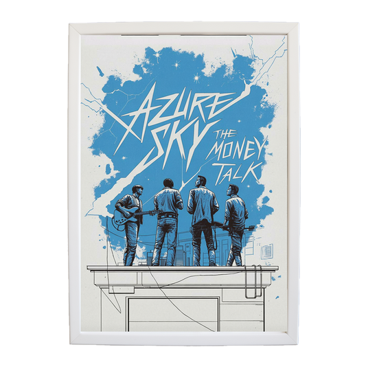 The Money Talk – Studio Wall Art Print – wall art print – Azure Sky – rock, indie rock and alt rock – Music Stag