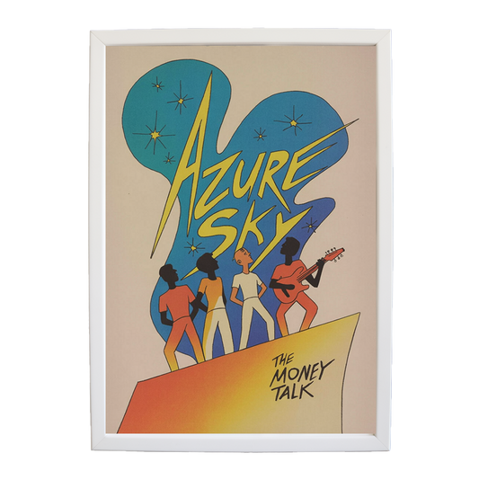 The Money Talk – Contemporary Music Wall Art – wall art print – Azure Sky – rock, indie rock and alt rock – Music Stag