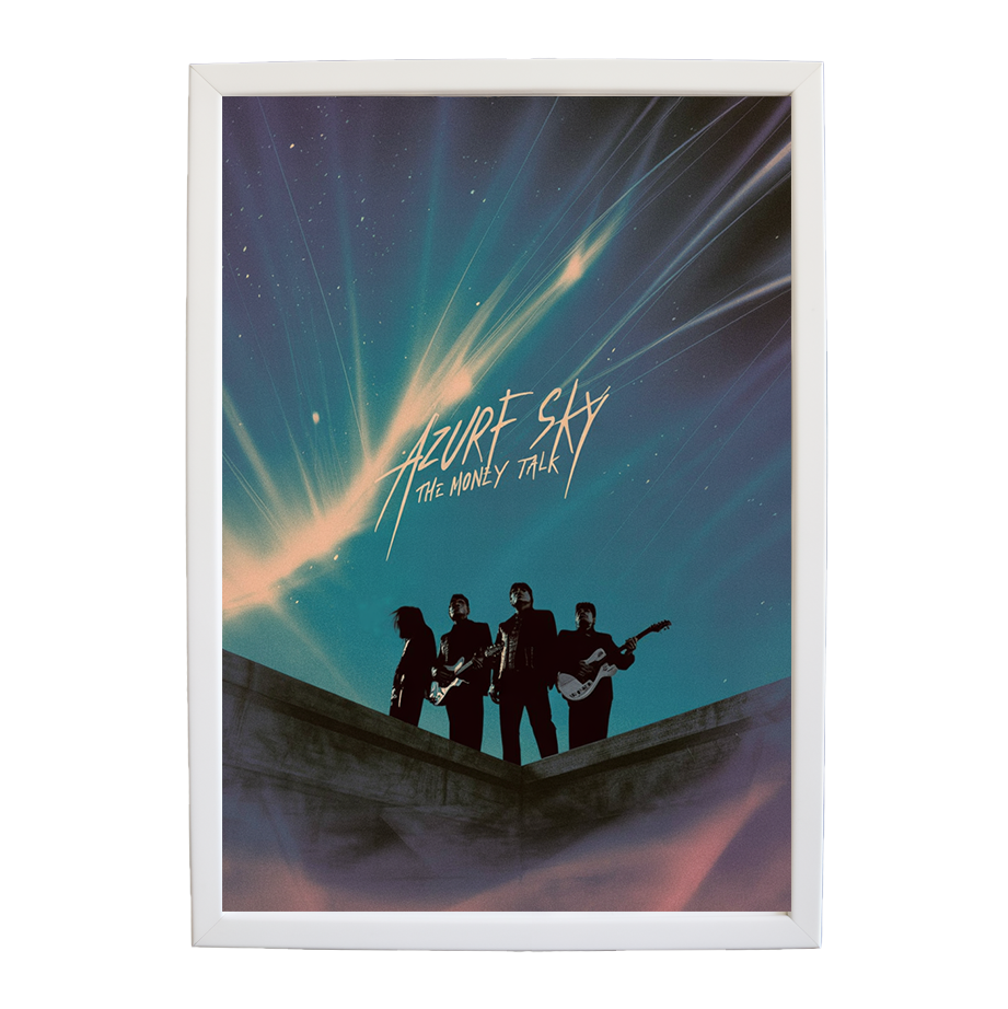 The Money Talk – Home Music Decor Print – wall art print – Azure Sky – rock, indie rock and alt rock – Music Stag