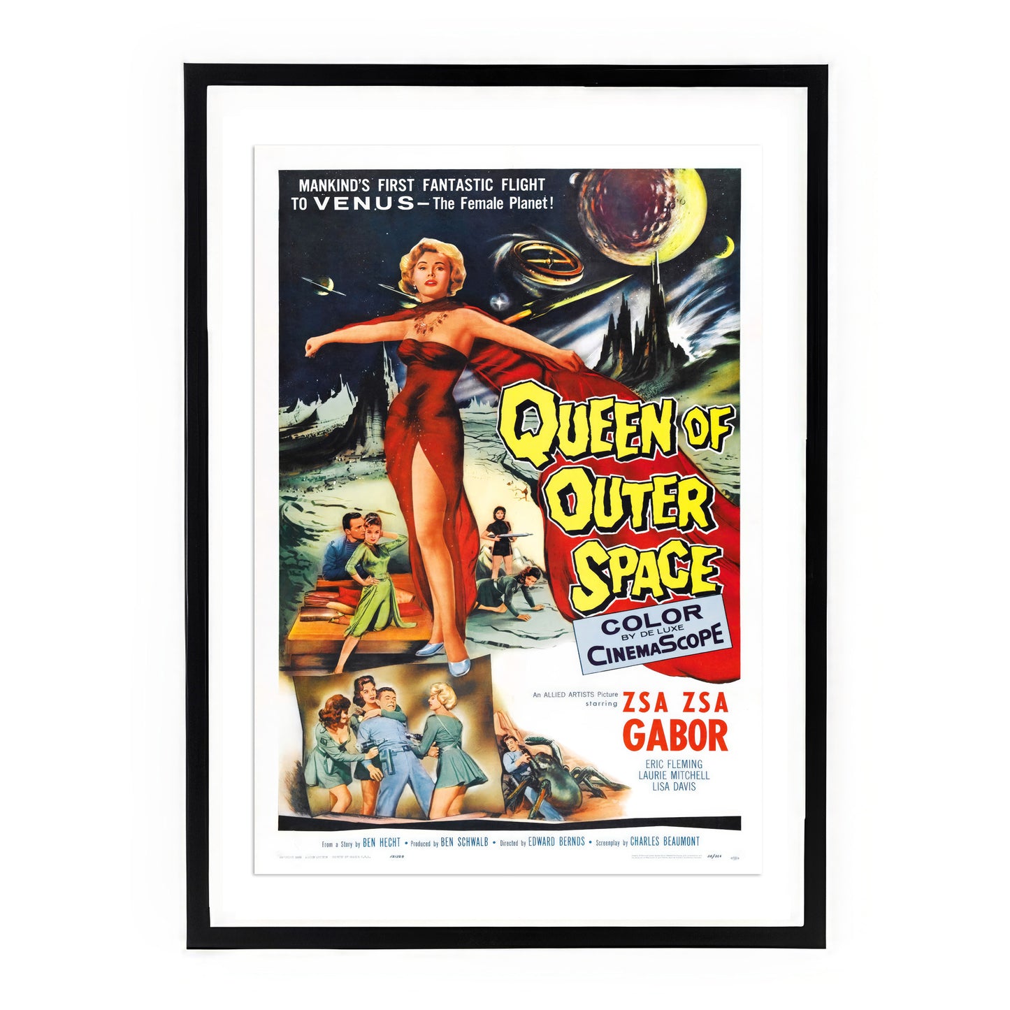 Queen of Outer Space (1958) Vintage Movie Poster