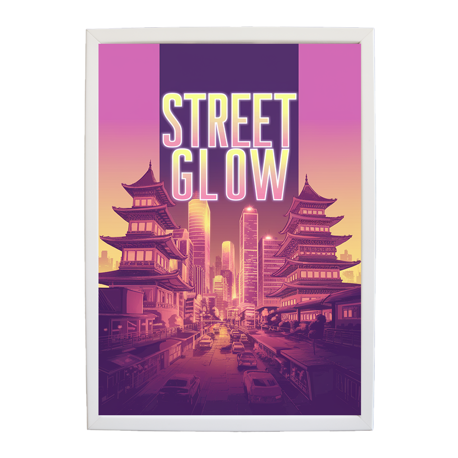 Neon Pagoda Dream - Street Glow 11 (Cyber Glow Series)