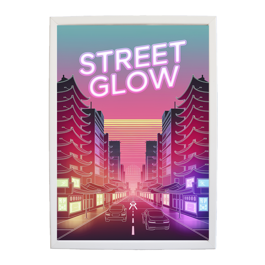 Synthwave Crossroads - Street Glow 14 (Cyber Glow Series)