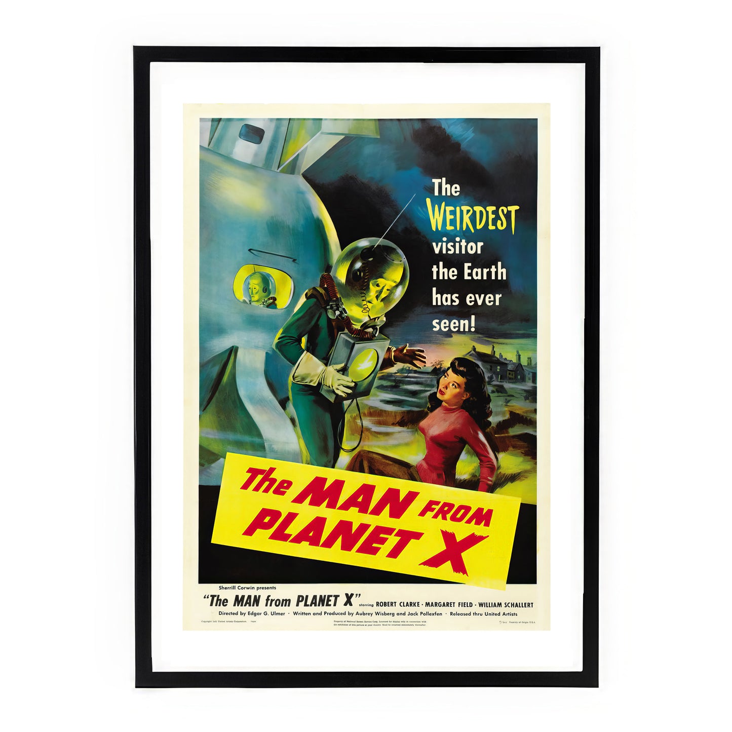 The Man from Planet X (1951) Vintage Movie Poster