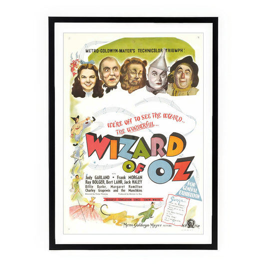 The Wizard of Oz (1939) Movie Poster – Classic Hollywood Magic