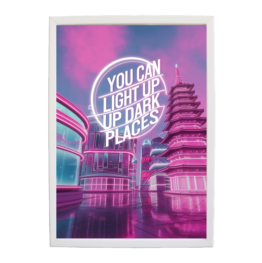 Neon Streets - You Can Light Up Dark Places (Cyber Glow Series #20)