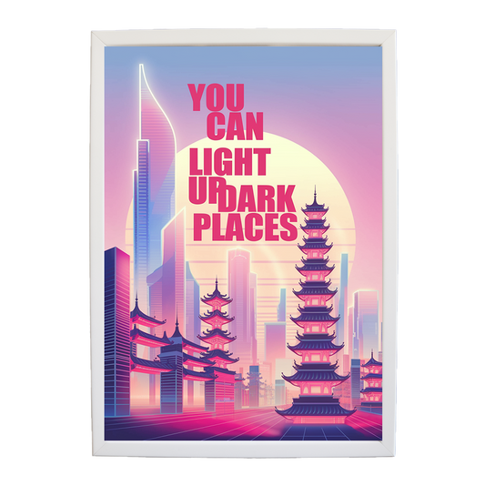 Synthwave Dawn - You Can Light Up Dark Places (Cyber Glow Series #21)